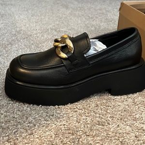 Steve Madden Harbor Loafer Black Leather
